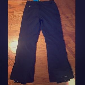 Women’s Columbia black snow pants